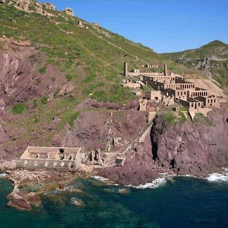 הוילה Nebida L'Estasi Tanca Piras A Bordo Piscina Con Vista Mare מראה חיצוני תמונה